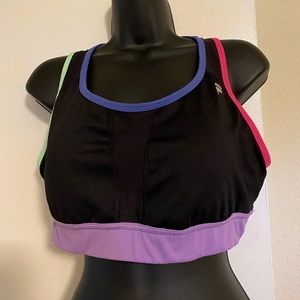 Fila multicolor sport bra xxl like new